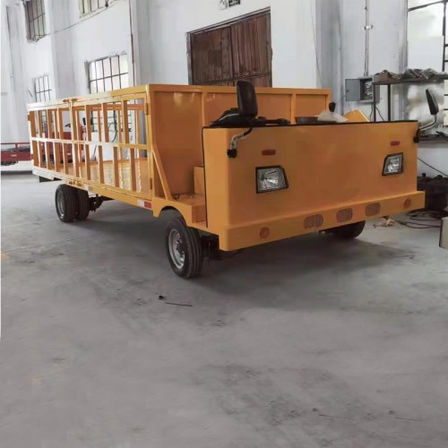 工业电动周转车  电动平板车  生产建筑搬运车