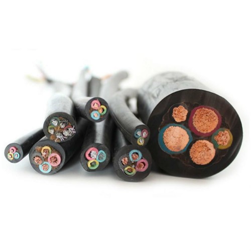 橡套电缆YCW 3*2.5阻燃屏蔽电缆KVVRP22控制