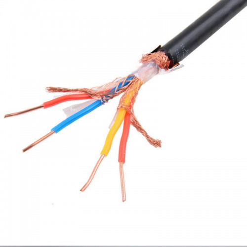 橡套电缆YCW 3*2.5阻燃屏蔽电缆KVVRP22控制