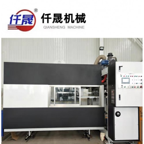 全自动高速水墨印刷开槽模切（粘箱钉箱）打包一体联动线