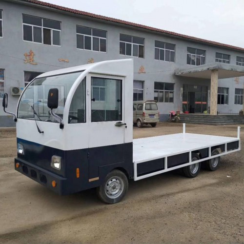 仓库拉货搬运车  工业电动平板车  货物运送车