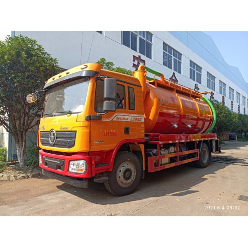 陕汽德龙清洗吸污车（16方）