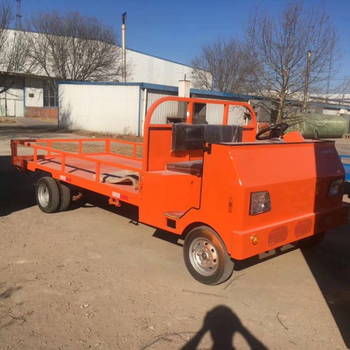 工业电动平板车  2吨4吨电动平板搬运车  电动物流周转车