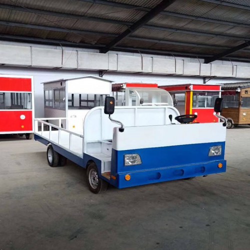 仓库拉货搬运车  工业电动平板车  1吨5吨电动平板搬运车