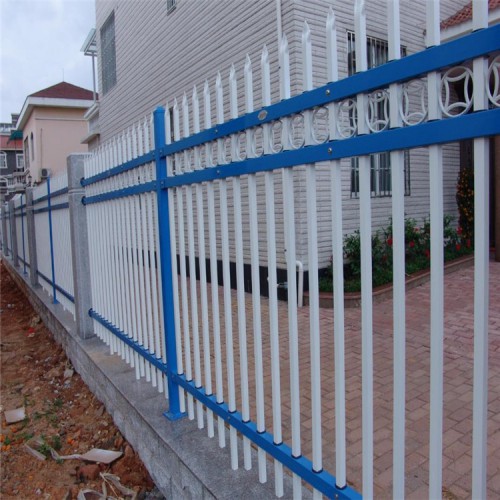 院墙防护围栏锌钢护栏学校防护栏