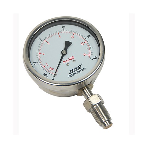 PT124Y-620均质机专用卫生隔膜压力表