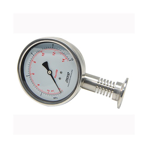 PT124Y-623卡箍式卫生隔膜压力表