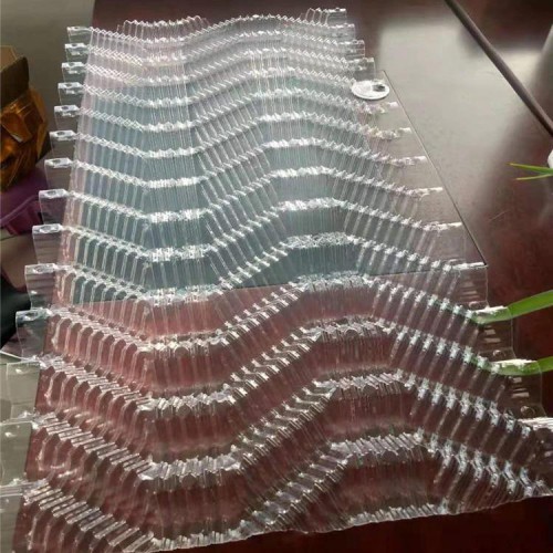 冷却塔填料 透明S波填料 冷却塔s波填料  河北祥庆