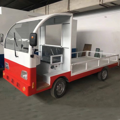 1到6吨电动平板搬运车  库房厂区仓储转运车 电动平板车