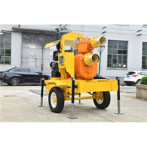 排涝柴油抽水泵,移动拖车柴油抽水泵