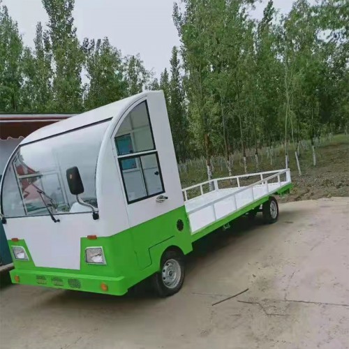 仓库运输电动平板车 工地平板搬运车  平板运输车
