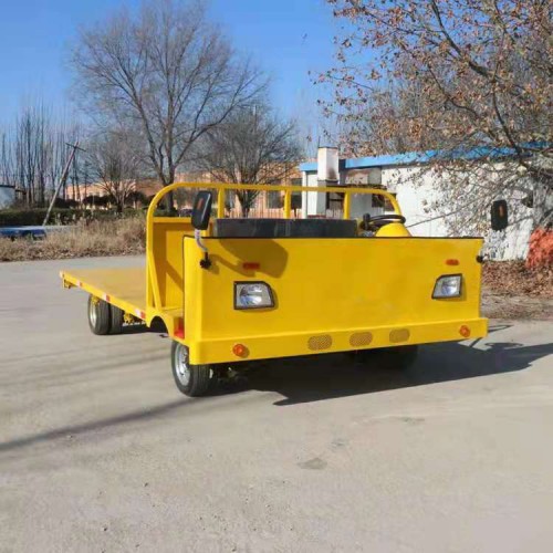 工地平板搬运车  工地仓库拉货电瓶车  工业电动平板车