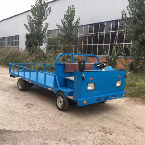 工业电动平板车  工地平板搬运车  电动拉货车