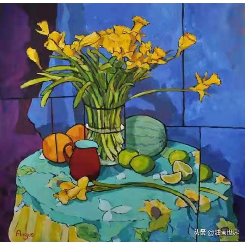 静物油画 油画 酒店装饰画 油画花卉