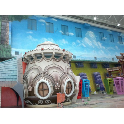 玻璃钢雕塑 卡通动物 景观雕塑