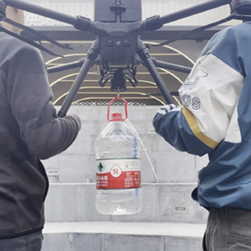 无人机抛投器空中投放运输物资输送灾情救援抛投设备