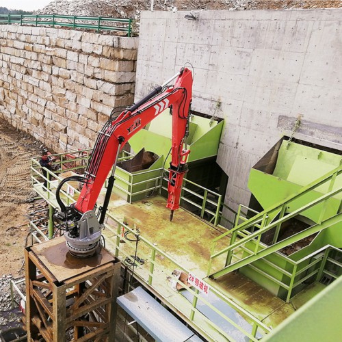 固定式液压破碎站