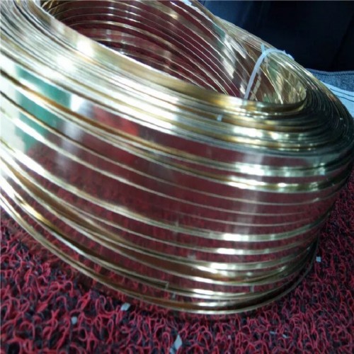 厂家供应H62 H65 H70插头扁线 四方黄铜线8*8mm