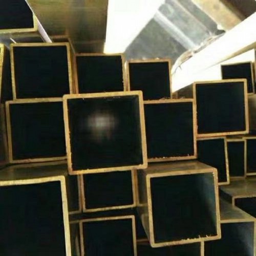 国标环保黄铜方管 黄铜扁管 装饰用黄铜管可电镀加工