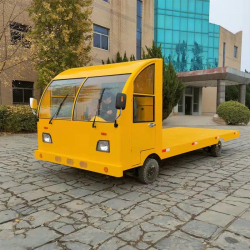 重型平板运输车  载重王多功能平板车  电动拉货车