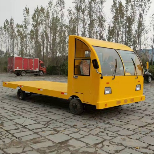 重型电动平板搬运车  工业电动平板车  厂区搬运车