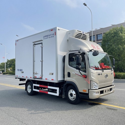 解放4米2冷藏车 分期付款厂家贴息 4.2米冷藏车价格