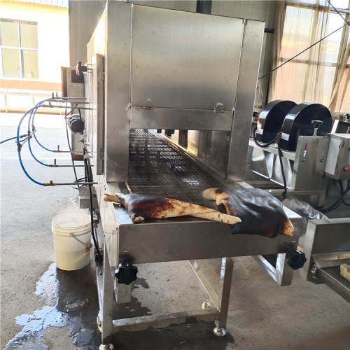 猪脚喷毛机  福建猪蹄燎毛机  燃气烧毛机  义康食品机械