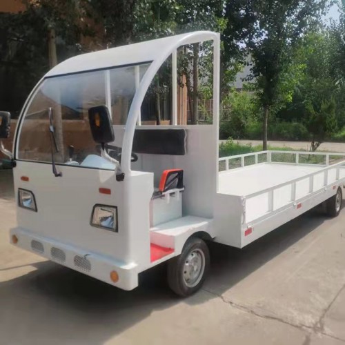 工厂搬运车  工业电动平板车  厂区转运车