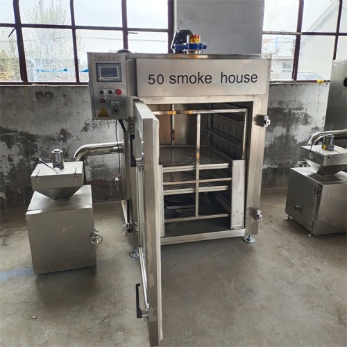 腊肠烟熏箱 腊肉熏肉箱  熟肉熏烤箱  义康食品机械