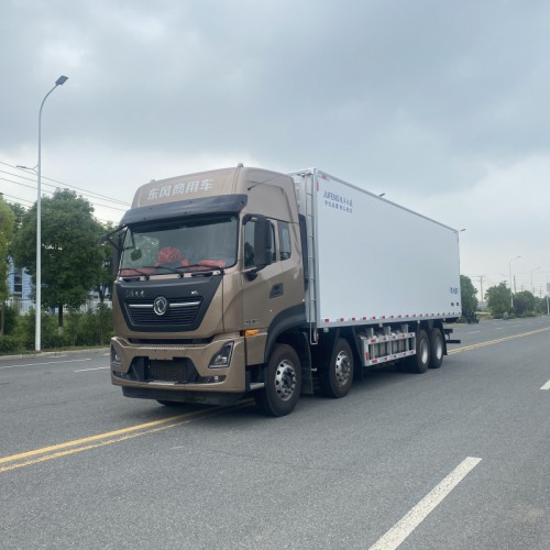新款东风9米6前四后八保温冷藏车 肉钩冷冻车 可选自动挡