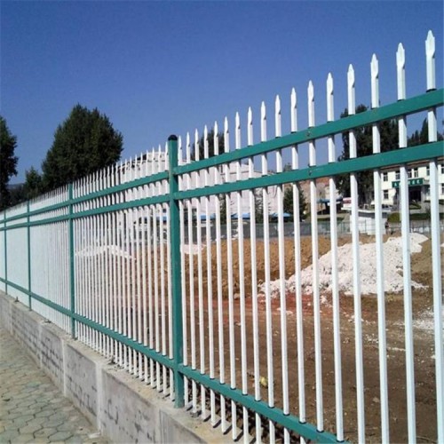 院墙锌钢护栏铁管围栏学校防护栏杆