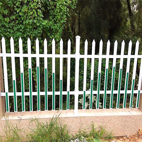 围墙社区护栏塑钢围栏PVC防护栏杆