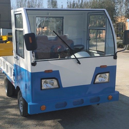 工业电动拉货车  电动平板车  厂区转运车