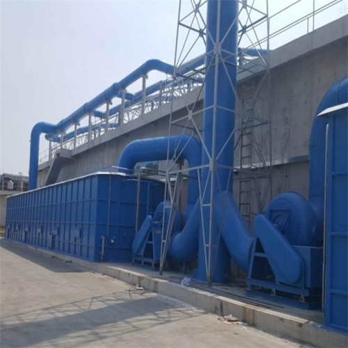 污水处理滤池 玻璃钢生物除臭箱 废气除臭吸附装置