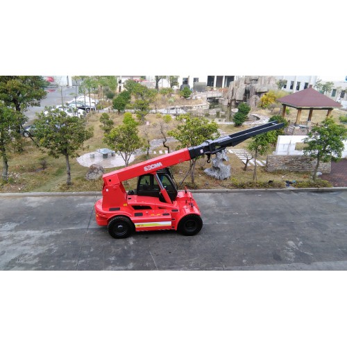 石材炮车-集装箱10吨11吨装卸石材炮车