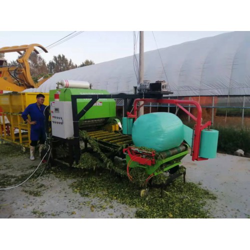 山东科诚牌 青储饲料打捆机 大型青贮包膜机 大型打捆包膜机