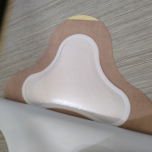 定制无纺布水刺布空白贴 足贴胶布 梅花形异形三伏贴