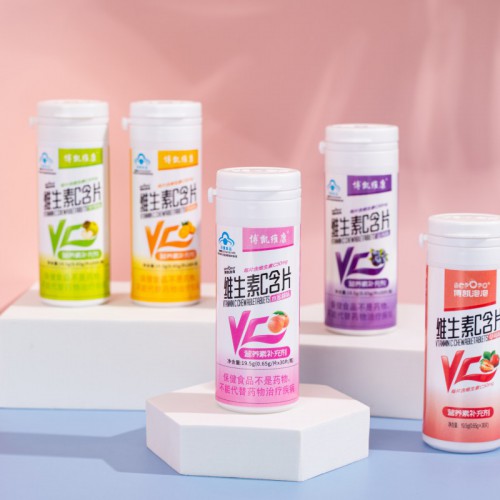维生素片代加工厂 儿童咀嚼片OEM 成人 维生素片贴牌