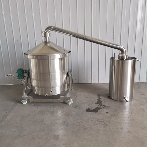 小作坊酿酒设备 翻转烤酒机蒸煮箱304不锈钢造酒机厂家