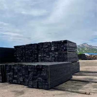 程安工程桥梁用全新枕木 湿地公园用枕木 火车轨道油浸轨枕
