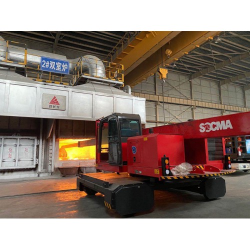 扒渣车 铝用伸缩式扒渣车 熔铝炉扒渣车