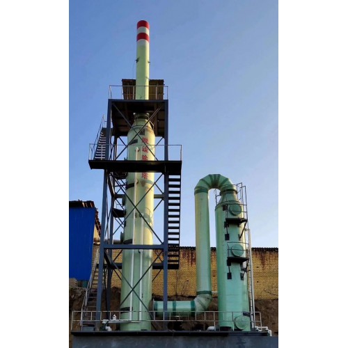 废气治理工业废气处理  玻璃钢脱硫脱硝塔