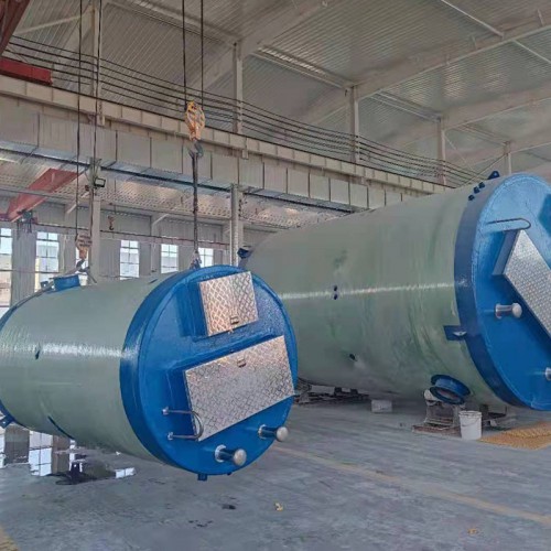 玻璃钢泵站 玻璃钢污水提升泵站