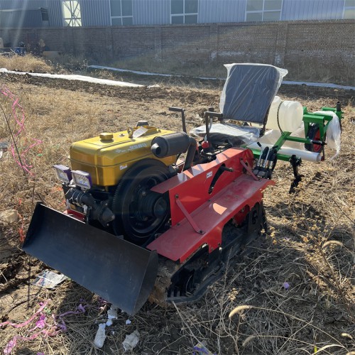 施肥播种犁地覆膜旋耕机 多功能农用微耕机价格