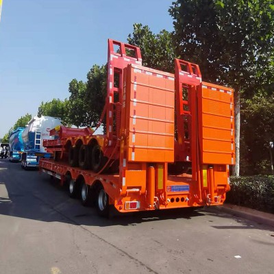 钩机板 线轴钩机低平板半挂车