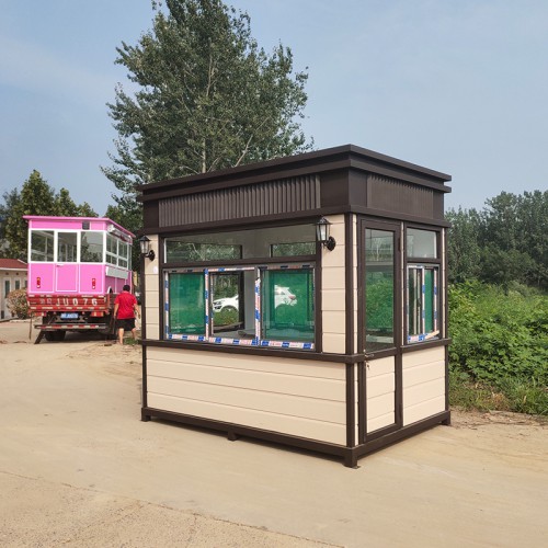 岗亭  铝塑板岗亭 钢结构岗亭定制