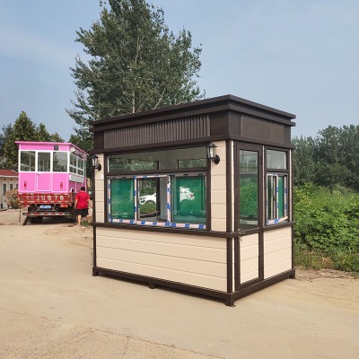 岗亭  铝塑板岗亭 钢结构岗亭定制