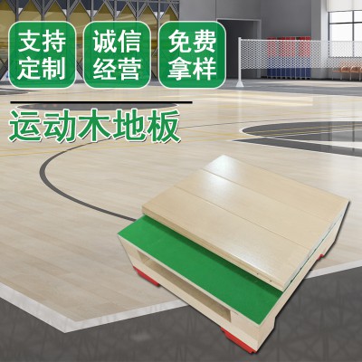 体育馆木地板翻新 羽毛球馆运动木地板
