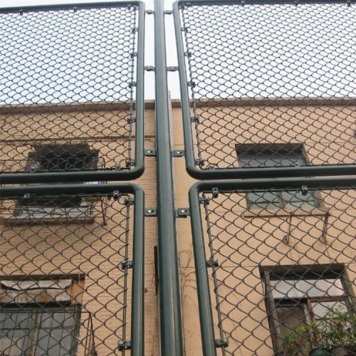 勾花护栏网 球场围网浸塑处理