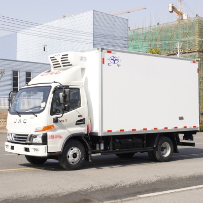 江淮骏铃V5冷藏车 蓝牌4.2米冷链车 大马力不超重